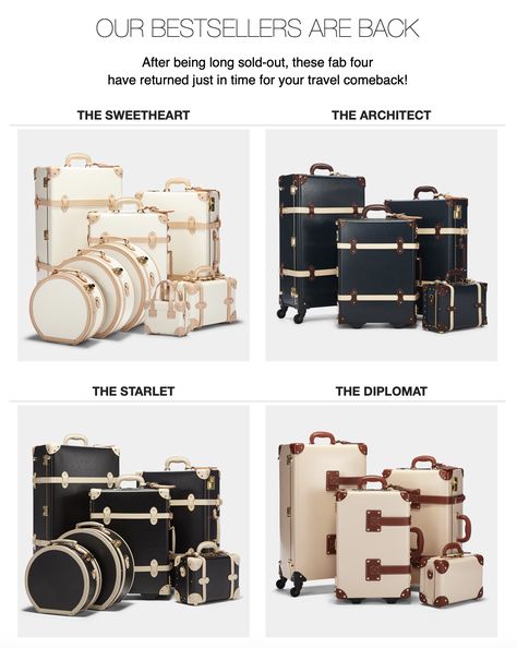 Classic Luxury Formal Luggage, Handbag Drawing, Luxury Luggage With Leather Lining For On-the-go, Luxury Leather-lined Luggage For Travel, Designer Suitcase, Luxury Leather Luggage For On-the-go, Streamline Luggage, Luxury Luggage Sets, Luxury Suitcase