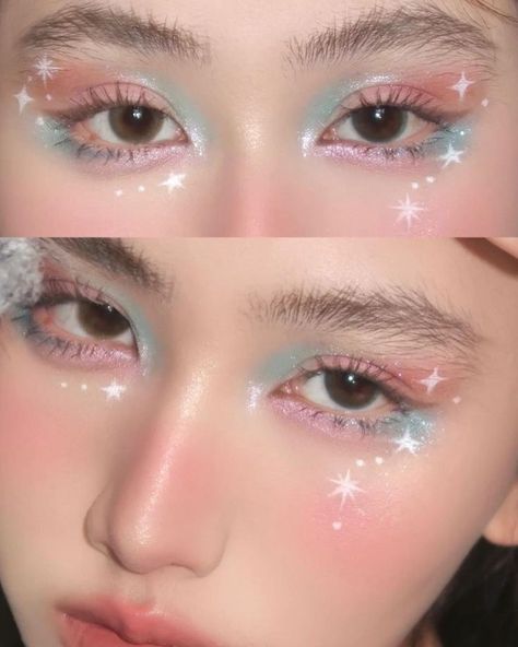 Manhua Lashes, Douyin Makeup, Doll Eye Makeup, Cute Eye Makeup, Korean Eye Makeup, Ethereal Makeup, Fairy Aesthetic, Eye Makeup Designs, Fairy Makeup