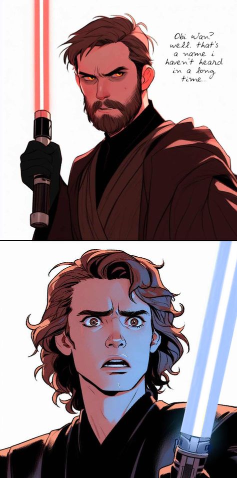 reeves Sith Obi Wan X Anakin, Anakin Skywalker Fan Art, Dark Side Obi Wan, Anakin X Obi Wan Fanart, Anakin And Obi Wan Fanart, Obi Wan X Anakin, Sith Obi Wan Kenobi, Anakin Skywalker Drawing, Anakin X Obi Wan