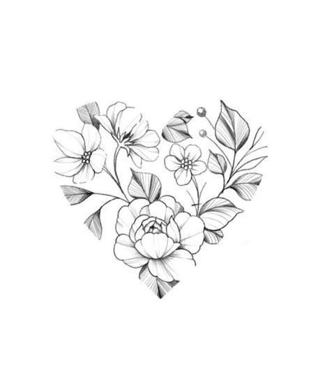 https://www.fiverr.com/share/WdKbVX Herz Tattoo Klein, Herz Tattoo, Heart Flowers, Heart Tattoo Designs, Tattoo Stencil Outline, Floral Tattoo Design, Stylist Tattoos, Flower Tattoo Designs, Simplistic Tattoos