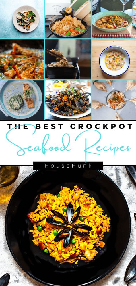 Looking for easy and delicious seafood recipes? Check out these slow cooker recipes that are perfect for busy weeknights. From shrimp boil to clam chowder, there's something for everyone! #seafood #slowcooker #recipes #dinnerideas