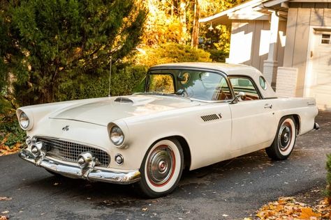 Thunderbird Car, Old Vintage Cars, Vintage Sports Cars, Pretty Bike, Chevy Pickup Trucks, American Classic Cars, Seat Belts, Classy Cars, Pretty Cars