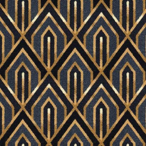 Art Deco Colors, Art Deco Carpet, Hotel Carpet, Carpet Pattern, Home Cinema Room, Vintage Theatre, Carpet Texture, Geometric Carpet, Create A Signature