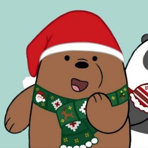 Christmas Profile Pictures, Matching Christmas Pfp Friends, Rainy Day Photography, Friendship Wallpaper, Bear Gif, Best Friend Wallpaper, We Bare Bears Wallpapers, Marshall Lee, Wallpaper Doodle