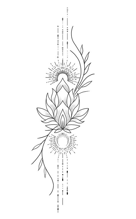 Small Phoenix Tattoos, Rare Tattoos, Thumb Tattoos, Sun Tattoo Designs, Lotus Tattoo Design, Bestie Tattoo, Flower Tattoo Drawings, Arm Band Tattoo, Line Art Tattoos