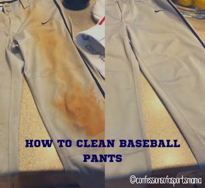 Clean Baseball Pants, Baseball Stains, Homemade Stain Remover, Baseball Food, Smart Cleaning, Travel Ball, Baseball Boy, Softball Uniforms, Baseball Tournament