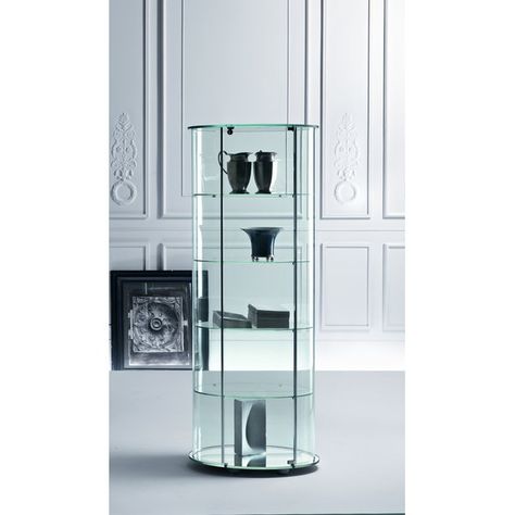 Wall Mounted Display Cabinets, Wine Glass Shelf, Glass Shelves In Bathroom, Corner Display Cabinet, Glass Shelves Decor, Glass Shelves Kitchen, Bedroom Wall Units, Floating Glass Shelves, Luxury Italian Furniture