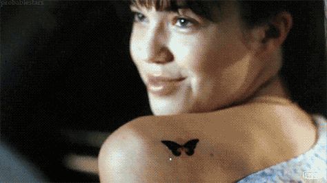 Image Source: Warner Bros. Walk To Remember Tattoo, Skipper Butterfly Tattoo, M Butterfly Movie, Butterfly On Collarbone, Paramore Butterfly Tattoo, Movies That Give You Butterflies, A Walk To Remember Quotes, Remember Movie, Remember Tattoo