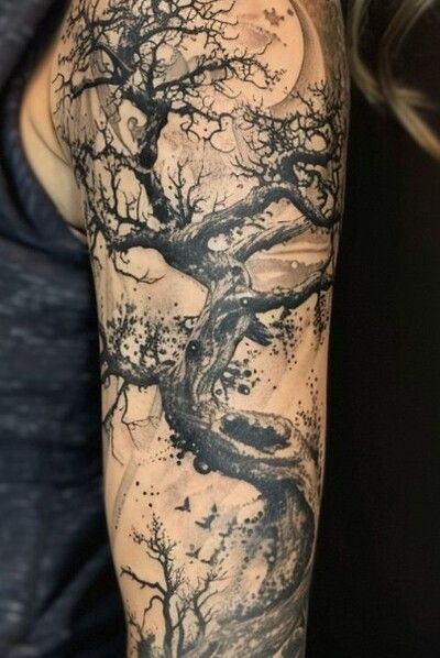 Half Sleeve Tattoos for Women: A Diverse Guide to Unique Arm Art Beautiful Tree Tattoos, Women’s Half Sleeve, Nature Half Sleeve Tattoo, Vine Shoulder Tattoo, Tattoo Sleeve Filler Ideas, Half Sleeve Tattoos For Women, Tree Sleeve, Unique Half Sleeve Tattoos, Half Sleeve Tattoos