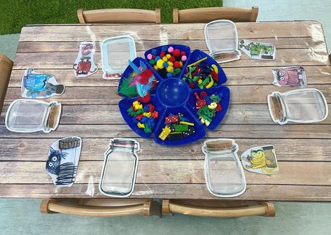 Colour Monster Outdoor Activities, The Colour Monster Display, Colour Monster Tuff Tray, Colour Monster Continuous Provision, Colour Monster Emotion Check In, Colour Monster, Zones Of Regulation, Emotions Activities, Eyfs Classroom