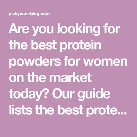 Are you looking for the best protein powders for women on the market today? Our guide lists the best protein powders, what to look for & what to avoid! Best Protein Powder For Women, Whey Protein For Women, Protein Powder For Women, Casein Protein, Plant Based Protein Powder, Best Protein Powder, Hemp Protein, Protein Powders, Protein Shake Recipes