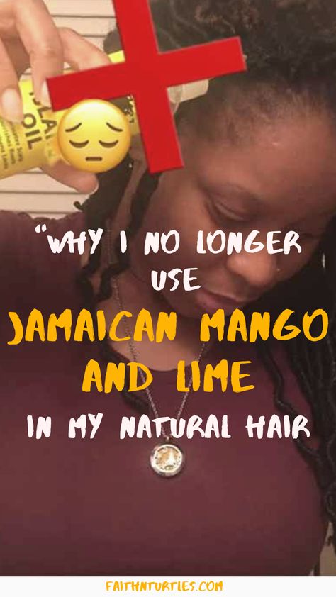 Natural Hair Products have been getting much better but there are still some products that no one should be using (in my opinion). I personally stopped using Jamaican Mango and Lime and here’s why I think you should too. #naturalhair #hairtips Mango And Lime Jamaican Castor Oil, Jamaican Mango And Lime, Jamaican Castor Oil, Natural Hair Products, Black Castor Oil, Wash And Go, Protective Style, Natural Hair Tips, Love Natural