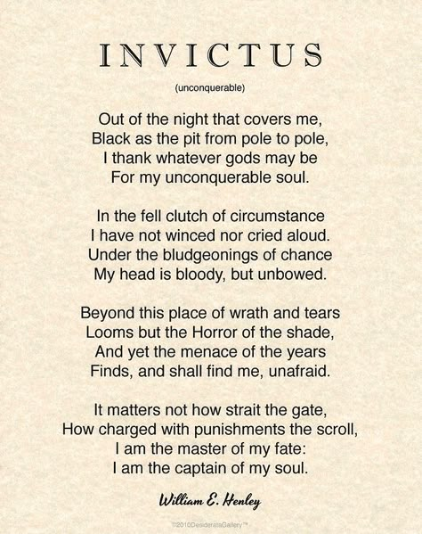 Invictus Poem, Inspirational Poems, Literature Quotes, Poetry Words, Literary Quotes, Poem Quotes, Quote Posters, Poetry Quotes, Pretty Words