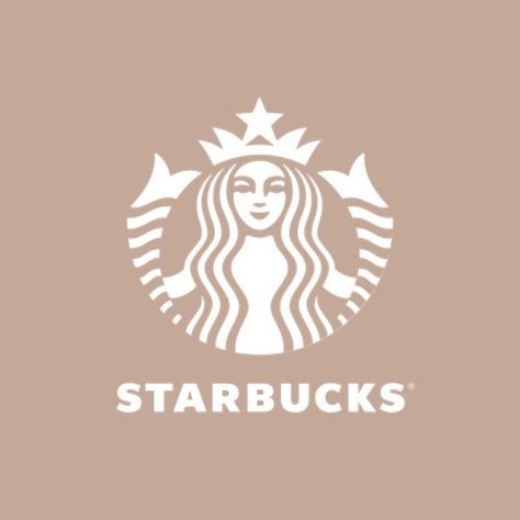 Beige Starbucks Icon, Brown Starbucks Icon, Neutral App Icons Aesthetic Brown, Starbucks Icon Aesthetic, App Icon Starbucks, Neutral Iphone Icons, Starbucks App Icon, Neutral Icons, Starbucks Icon