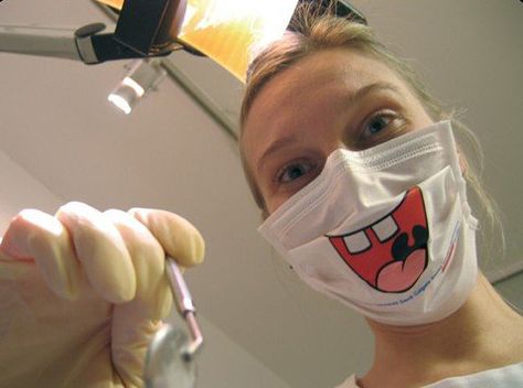 Ha ha ha!, As an oral surgery assistant I really want these masks!! :) Dentist Humor, Kusadasi, Dental Humor, Family Dental, Oral Health Care, Dental Hygienist, Dental Assistant, Dental Hygiene, Cosmetic Dentistry