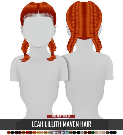 Redhead Sims Cc, Sims 4 Alpha Toddler Hair, Leah Lillith, Toddler Hair Sims 4, Sims 4 Toddler Clothes, Die Sims 4, Sims Baby, Sims 4 Black Hair, Cc Hair