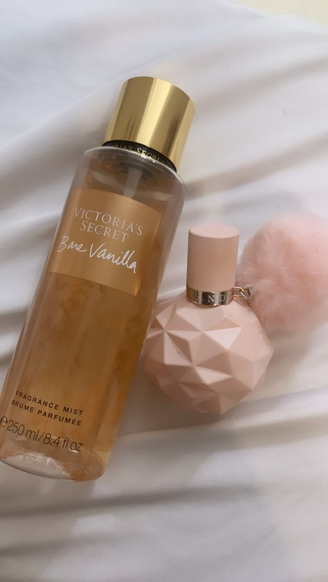 Sweet Like Candy Perfume Layering, Victoria Secret Perfume Combo, Ariana Grande Perfume Combos, Sweet Like Candy Perfume, Fragrance Recipes, Perfume Gift Ideas, Fragrance Aesthetic, Fragrance Tips, Perfume Combos