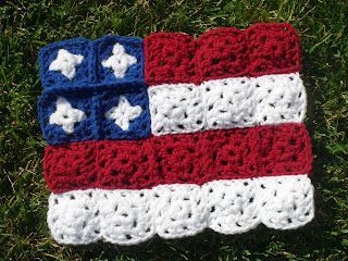 Just Try It!: Perfect Patriotic Grannys | Crochet square blanket, Crochet blanket designs, Crochet christmas stocking pattern Patriotic Granny Square, Perfect Granny Square, Patriotic Crochet, Crochet Christmas Stocking Pattern, Patriotic Pillow, Crochet Applique Patterns Free, Crochet Square Blanket, Crochet Blanket Pattern Easy, Crochet Christmas Stocking