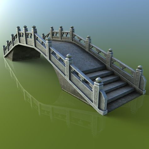 Sangjit Decoration, Chinese Bridge, Game Concept Art, Game Concept, Ancient Chinese, Paper Crafts Diy, Crafts Diy, Chinese Style, Concept Art