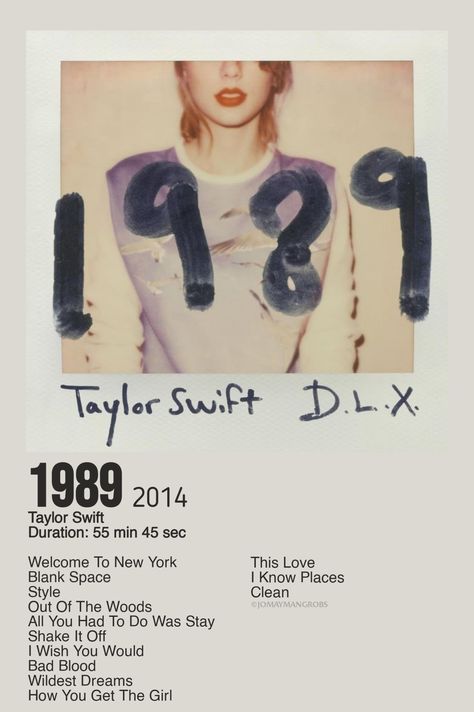 jomaymangrobs jonagraphics 1989 Taylor Swift Album, Tyler Swift, Polaroid Album, Printable Wall Collage, Music Poster Ideas, Film Poster Design, Music Poster Design, Taylor Swift Posters, Music Album Covers