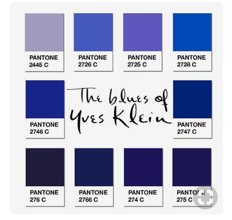 Bleu Klein, Blue Pantone, Yves Klein Blue, Yves Klein, Blue Color Palette, Textil Design, Blue Inspiration, Blue Bedroom, Klein Blue