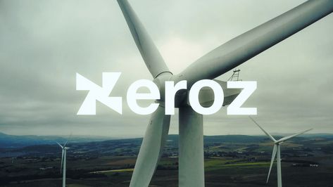 Xeroz® - Logo Design I Wind Electrical Energy Branding :: Behance Wind Energy Logo, Renewable Energy Logo, Energy Branding, Wind Logo, Branding Behance, Energy Logo, Renewable Sources, Electrical Energy, Wind Energy