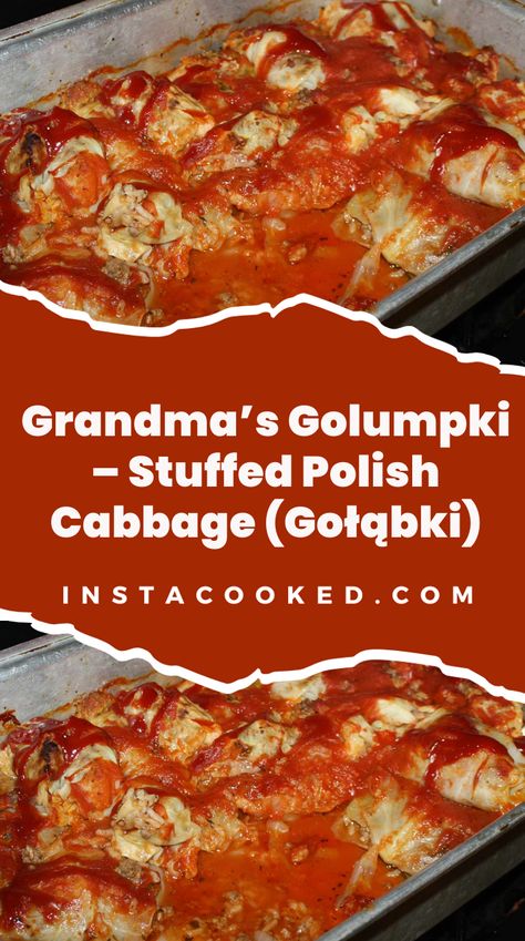 Are you ready to tantalize your taste buds with a delightful Polish classic? Look no further than Golabki, the beloved Grandma's Golumpki - Stuffed Polish Lazy Galumpkis, Galumpkis Polish, Golombki Recipe, Golabki Recipe Polish, Glumpkies Recipe, Golumpki Recipe Polish, Golumpki Soup, Polish Golumpki, Galumpki Recipe