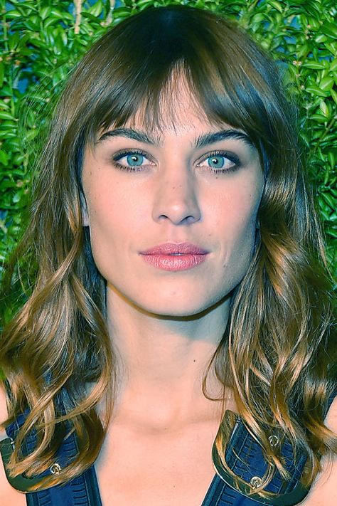 The Right Bangs for Every Face Shape  - HarpersBAZAAR.com Alexa Chung Makeup, Alexa Chung Hair, Square Face Shape, Life Crisis, Heart Face Shape, Jennifer Connelly, Makeup Style, Tokyo Fashion, Celebrity Makeup