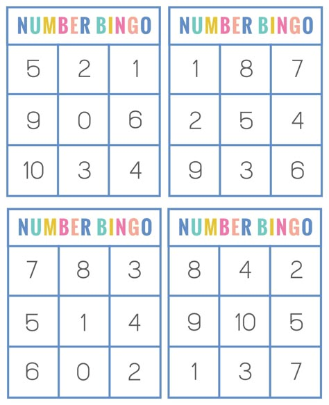 Printable Numbers For Bingo Cards Preschool Bingo, Number Games Preschool, Abc Bingo, Bingo Printable Free, Number Bingo, Carta Formal, Custom Bingo Cards, Bingo Card Generator, Alphabet Bingo