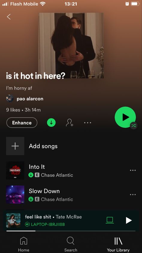 Good Playlist On Spotify, Playlist Names Hot Songs, Hot Spotify Names, Make Out Songs Playlist, Spicy Playlist Songs, Spotify Playlist Names Ideas Love, Songs For Playlist Spotify, In The Mood Playlist, Spotify Pictures For Playlist