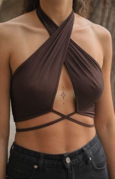 Fineline Sternum Tattoo, Tatuagem Percy Jackson, Brown Ink Tattoo, Brown Tattoos, Brown Tattoo Ink, Brown Tattoo, Browning Tattoo, Fine Line Tattoo, Love Tattoo