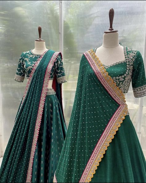 Lehenga Saree Design, Indian Outfits Lehenga, Wedding Lehenga Designs, Lehenga Designs Simple, Anarkali Dress Pattern, Half Saree Designs, Choli Designs, Indian Bridal Dress, Indian Gowns Dresses