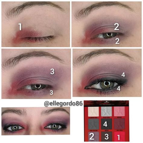 Jeffree Star Weirdo Palette Looks, Simple Goth Makeup Hooded Eyes, Scene Queen, Makeup Pictorial, Mac Eyes, Kohl Eyeliner, Scene Queens, Hooded Eye Makeup, Goth Makeup