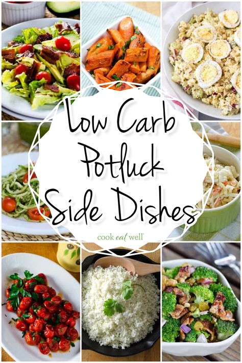 Low Carb Potluck, Easy Low Carb Side Dishes, Pulled Pork Side Dishes, Chili Side Dishes, Carb Side Dishes, Pork Side Dishes, Low Calorie Side Dishes, Best Potluck Dishes, Easy Healthy Side Dishes