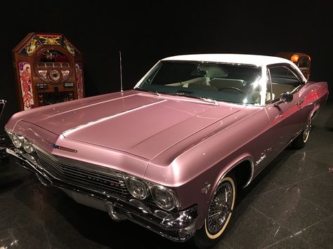 A 1965 Chevy Chevrolet Impala at the Blackhawk Automotive Museum in Danville, California via FoodWaterShoes Chevrolet Impala 1967, Danville California, 1967 Chevrolet Impala, Old Vintage Cars, Lowrider Cars, Old School Cars, 1957 Chevrolet, Cars Vintage, Sport Automobile