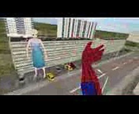 Giant Elsa Almost Kissed Spiderman! (Superheroes) - Video Dailymotion Maleficent, Superman, Spiderman, Kiss, Paris