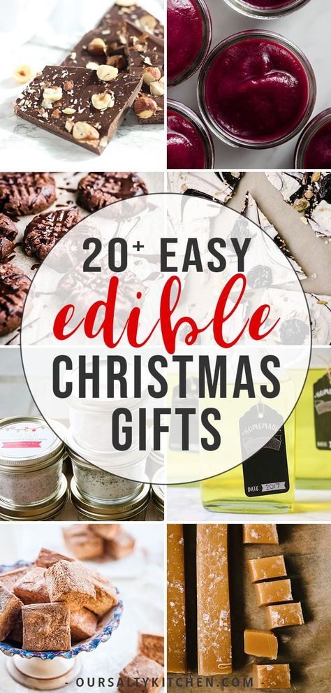 Homemade Edible Christmas Gifts, Homemade Christmas Gifts Food, Edible Gifts Homemade, Xmas Food Gifts, Diy Christmas Gifts Food, Christmas Baking Gifts, Edible Christmas Gifts, Diy Food Gifts, Homemade Food Gifts