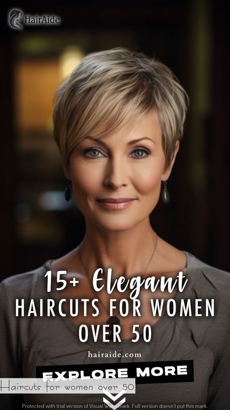 Beautiful Hairstyles and Haircuts for Women Over 50 "Elegant Transformations: Gorgeous Hairstyles and Haircuts for Women Over 50. Rediscover Your Radiance! Timeless Looks for Timeless Beauty. Short Older Womens Haircuts, Short Wavy Bob Hairstyles Over 50, Short Blonde Hairstyles Women Over 50, Gray Blonde Hair Older Women, Short White Hair For Older Women, Hair Styles For Women Over 50 With Bangs, 50 Haircuts For Women Over 50, Short Hair Styles Over 50, Gray Bob Hairstyles Over 50