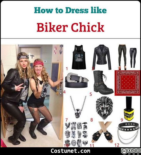 Biker Chick Outfit Halloween, Biker Chick Costume, Biker Chick Outfit, Chick Outfit, Black Biker Boots, Black Halloween Dress, Outfit Halloween, Costume For Halloween, Black Leather Pants