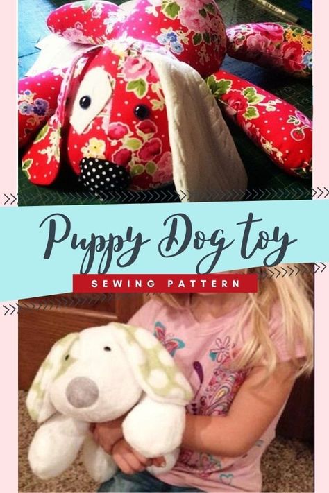 Fabric Dog Toys Free Pattern, Easy Stuffed Dog Pattern Sewing, Stuffed Animal Sewing Patterns Free Dogs, Plush Dog Sewing Pattern, Puppy Plush Pattern, Memory Pattern Free, Soft Toy Dog Pattern Free Sewing, Plush Toy Sewing Pattern Free, Puppy Stuffed Animal Pattern