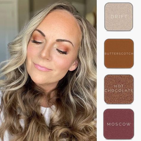 Fall Eyeshadow Looks, Summer Eyeshadow, Fall Eyeshadow, Fast Makeup, Eyeshadow For Green Eyes, Maskcara Makeup, Cute Eyeshadow Looks, Eyeshadow For Blue Eyes, Makeup Shades