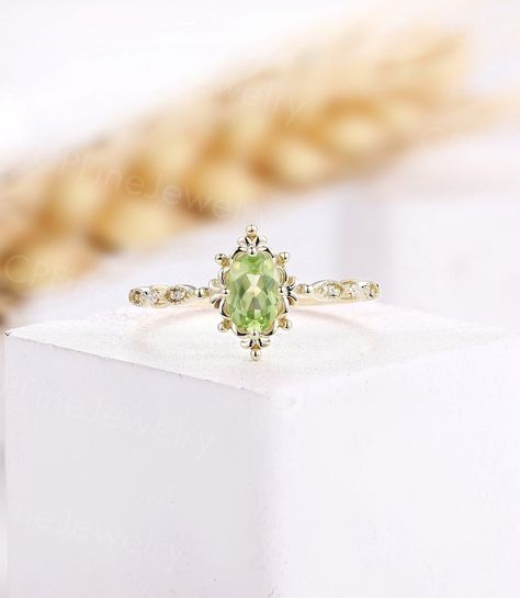 Swamp Wedding, Fairytale Ring, Peridot Engagement Ring, Infinity Wedding Band, Couples Art, Birthstone Engagement Rings, Peridot Engagement Rings, Dope Jewelry Accessories, Pretty Engagement Rings