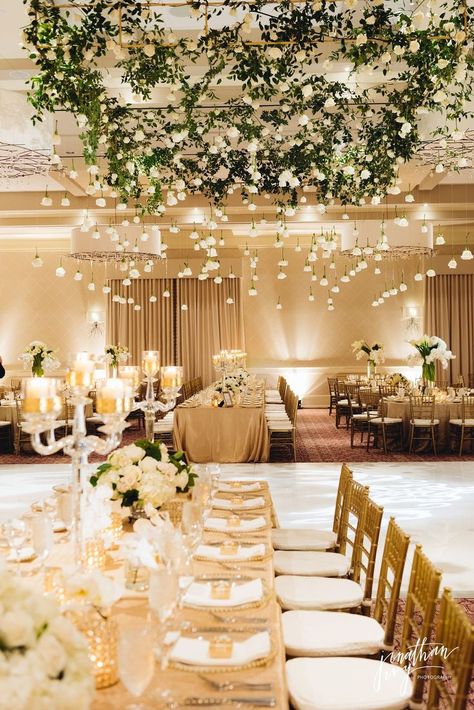 Roses Hanging From Ceiling Wedding, Hanging Roses Wedding, Greenery Over Dance Floor, Hanging Roses Upside Down, Roses Hanging From Ceiling, Dance Floor Ceiling Decor, Suspended Centerpieces, Branch Canopy, Wedding Dance Floor Ideas