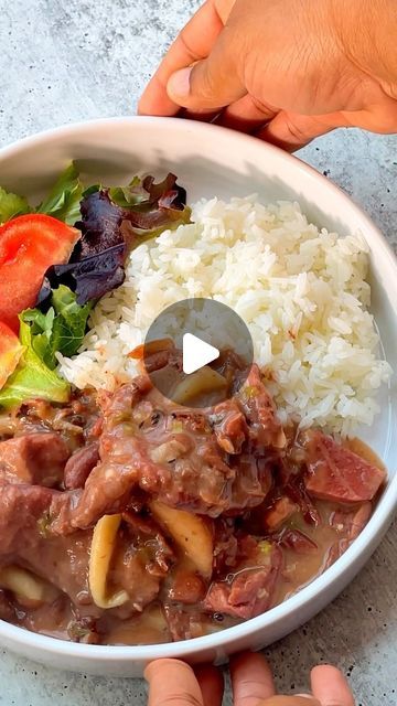 Yanikie Tucker on Instagram: "Earlier this week I showed you how to corn meats at home. Here is one way to use that meat: Jamaican stew peas! Remember, you can put whatever meats you want in here. Some corned oxtail would be so good in this! 

This is a well loved dish and everyone follows their own version of steps for it. This recipe is on my blog as well as in my book so you can follow how I make it. Hope you give it a go! 

Best tips I can give you for this one is that if you aren’t using a pressure cooker, be super patient. This is a long haul recipe. Also, don’t be hesitant to add water to keep the cooking process going until the meat and beans are perfectly tender. Water will cook off eventually. Don’t fear it or burn the stew peas lol. 

#stewpeas #jamaicanfood" Stew Peas Jamaican Recipe, Jamaican Stew, Jamaican Stew Peas, Stew Peas, The Stew, Using A Pressure Cooker, Cook Off, Jamaican Recipes, Long Haul