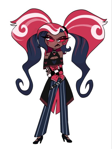 Velvette Hazbin Hotel Outfit, Hazbin Redesign, Velvette Hazbin Hotel Fanart, Hazbin Hotel Redesign, Hazbin Hotel Velvet, Velvette Hazbin Hotel, Hazbin Hotel Art, Cartoon As Anime, Hotel Trivago