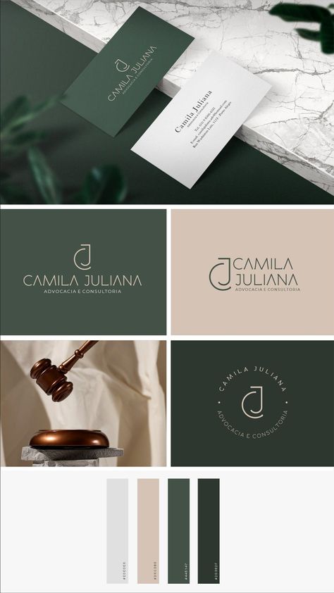 Identidade Visual criada para uma advogadaela queria traços finos e delicados com uma paleta de cores que ela mesma mandou pra genteespero que gostem. Advocate Office, Lawyer Branding, Office Minimalist, Logo Design Inspiration Branding, Luxury Branding Design, Visual Identity Design, Brand Color Palette, Modern Logo Design, Branding Design Inspiration