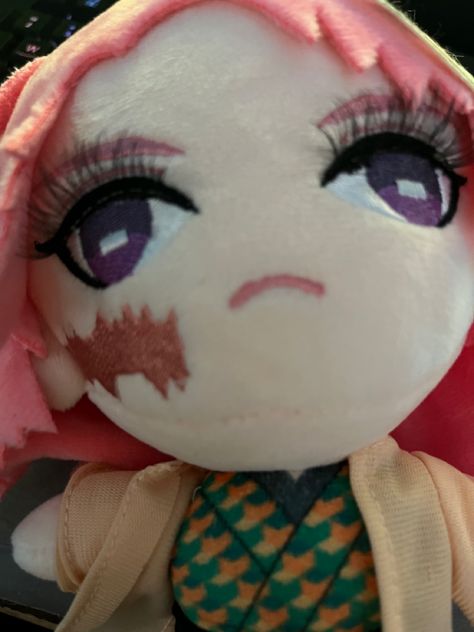 Demon Slayer Plushies Funny, Demon Slayer Plushie, Kny Plushies, Demon Slayer Behind The Scenes Au, Light And Misa, Anime Plushies, Recent Anime, Slayer Meme, Weird Images