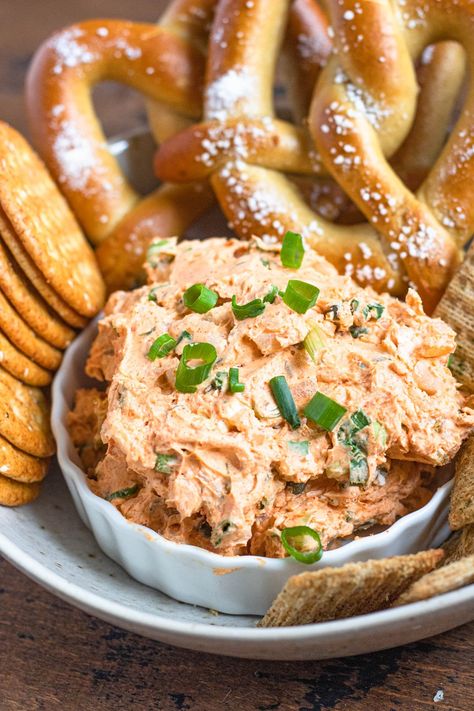 Liptauer Cheese Spread - Austrian Party Dip- The Foreign Fork Cheese Spread Recipes, Quark Cheese, Spicy Dip, Party Dip, Austrian Recipes, Pickled Beets, Party Dips, Spread Recipes, Cheese Spread