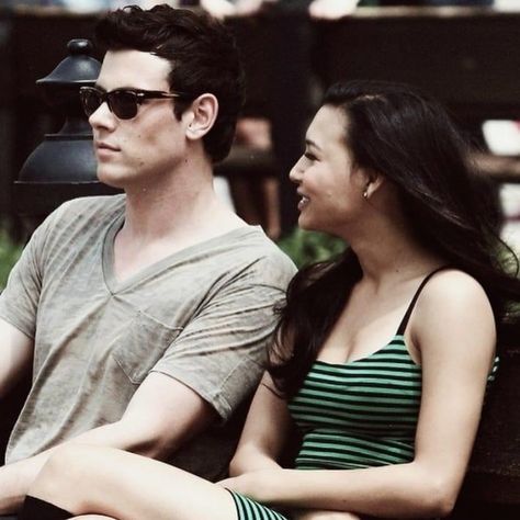 Cory And Naya, Miss You Guys, Naya Rivera, Cory Monteith, We Missed You, Glee, Favorite Tv Shows, Tv Shows, Actors