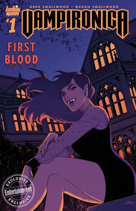 Character Development Illustration, Greg Smallwood, Vampire Comic, Archie Comics Characters, Female Vampire, First Blood, Vampire Art, Grunge Art, Horror Comics